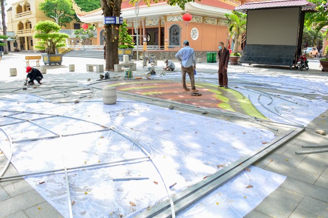 Preparing for the Great Ceremony of Buddha's Birthday 2021 (part 1)