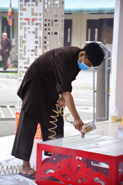 Preparing for the Great Ceremony of Buddha's Birthday 2021 (part 2)