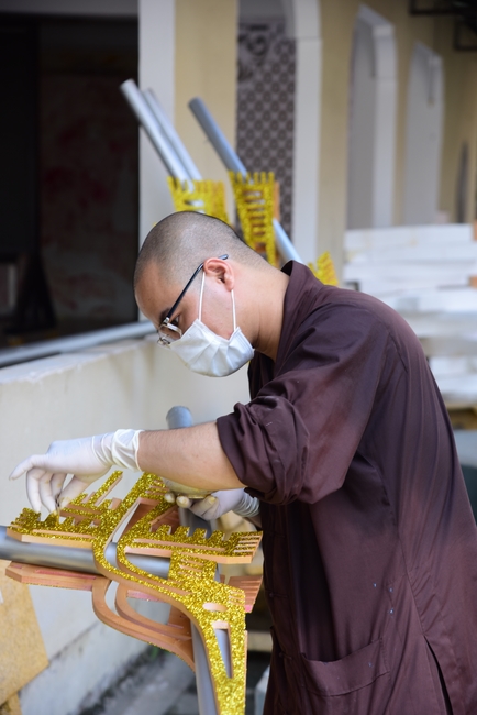 Preparing for the Great Ceremony of Buddha's Birthday 2021 (part 3)