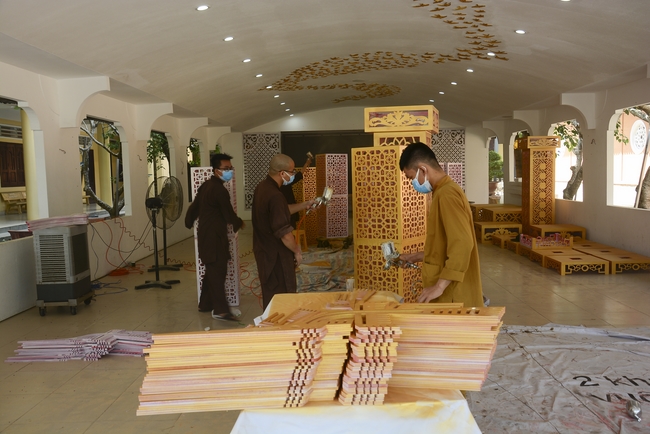 Preparing for the Great Ceremony of Buddha's Birthday 2021 (part 3)