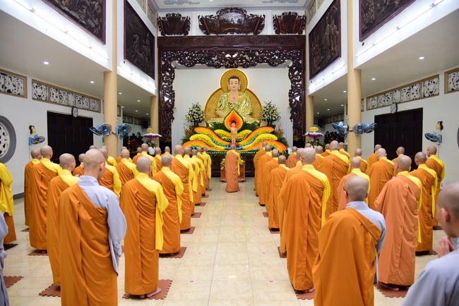 The Monastic Confession 2021 at Hoang Phap Pagoda
