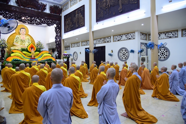 The Monastic Confession 2021 at Hoang Phap Pagoda