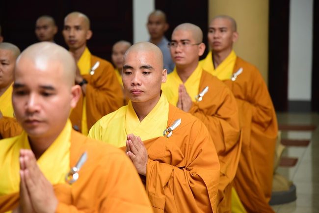 The Monastic Confession 2021 at Hoang Phap Pagoda