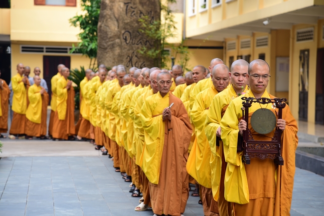 The Monastic Confession 2021 at Hoang Phap Pagoda