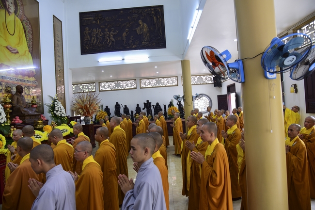 The Monastic Confession 2021 at Hoang Phap Pagoda