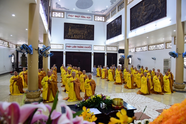 The Monastic Confession 2021 at Hoang Phap Pagoda