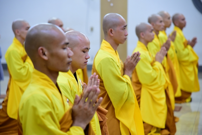 The Monastic Confession 2021 at Hoang Phap Pagoda