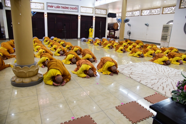 The Monastic Confession 2021 at Hoang Phap Pagoda