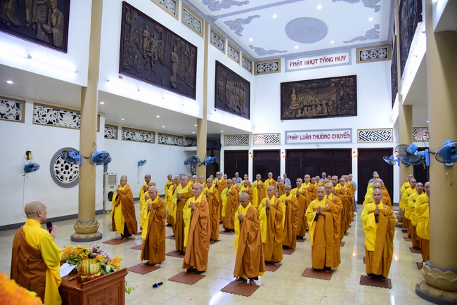 The Monastic Confession 2021 at Hoang Phap Pagoda