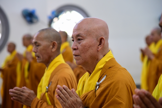 The Monastic Confession 2021 at Hoang Phap Pagoda