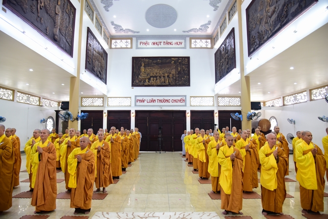 The Monastic Confession 2021 at Hoang Phap Pagoda