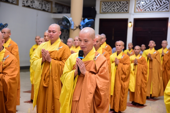 The Monastic Confession 2021 at Hoang Phap Pagoda
