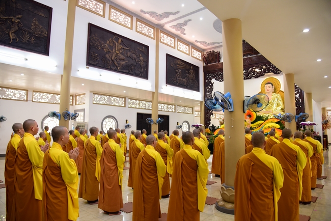 The Monastic Confession 2021 at Hoang Phap Pagoda