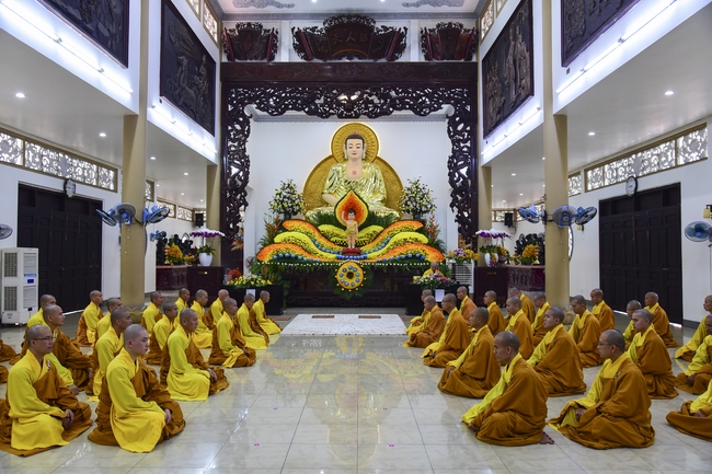 The Monastic Confession 2021 at Hoang Phap Pagoda