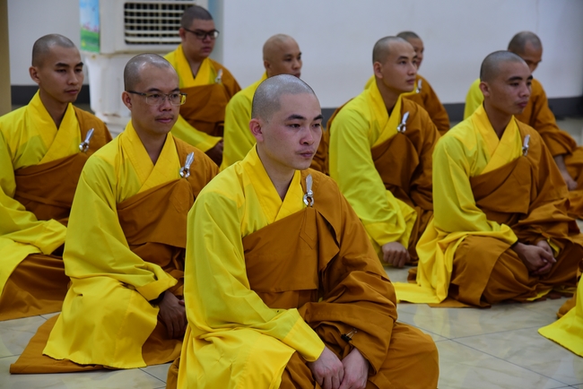The Monastic Confession 2021 at Hoang Phap Pagoda