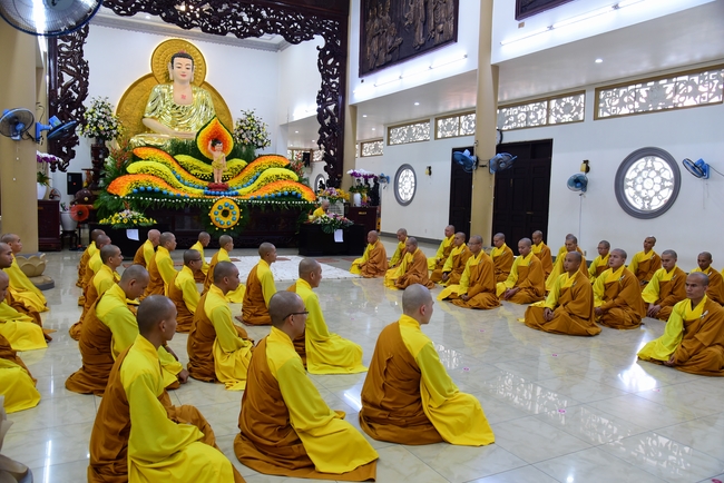 The Monastic Confession 2021 at Hoang Phap Pagoda