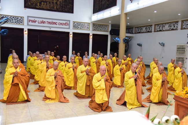 The Monastic Confession 2021 at Hoang Phap Pagoda