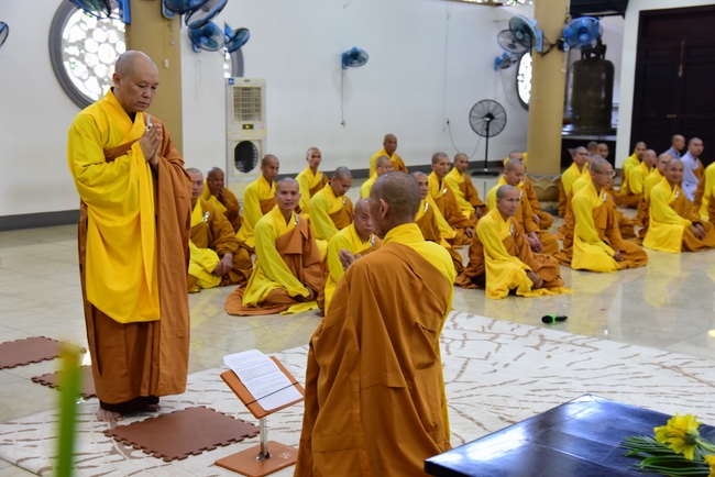 The Monastic Confession 2021 at Hoang Phap Pagoda