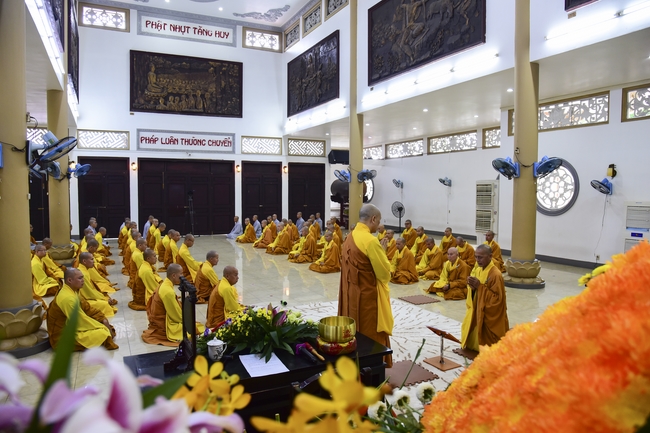 The Monastic Confession 2021 at Hoang Phap Pagoda