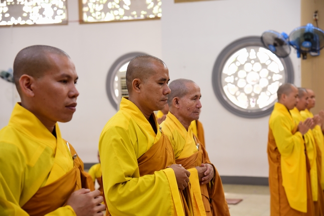 The Monastic Confession 2021 at Hoang Phap Pagoda
