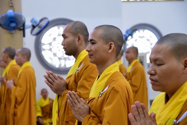 The Monastic Confession 2021 at Hoang Phap Pagoda