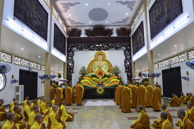 The Monastic Confession 2021 at Hoang Phap Pagoda