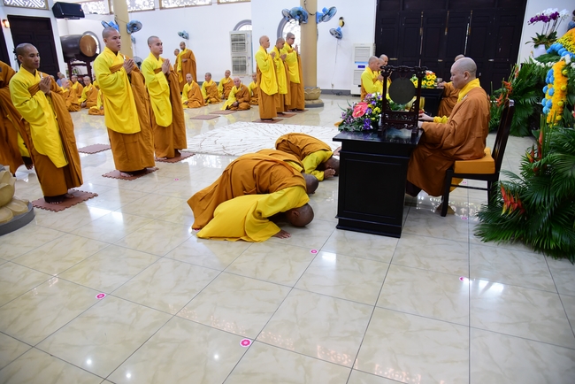 The Monastic Confession 2021 at Hoang Phap Pagoda