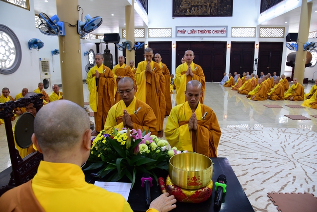 The Monastic Confession 2021 at Hoang Phap Pagoda