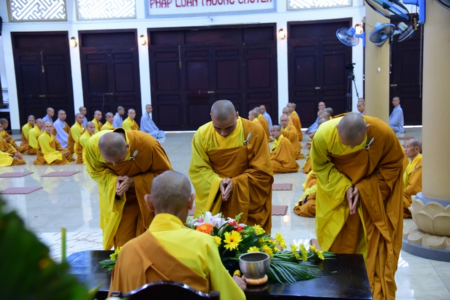 The Monastic Confession 2021 at Hoang Phap Pagoda