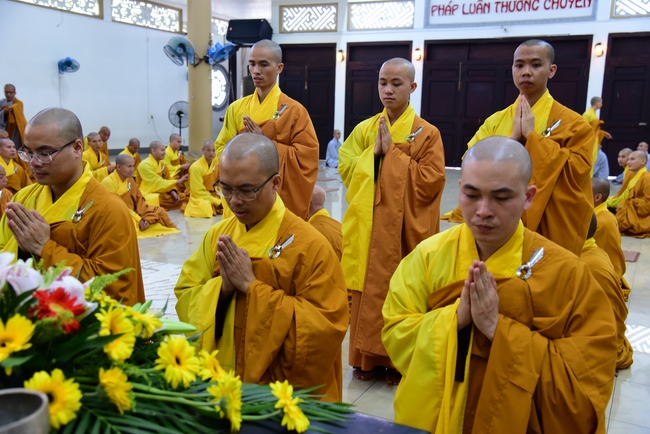 The Monastic Confession 2021 at Hoang Phap Pagoda