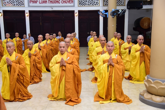 The Monastic Confession 2021 at Hoang Phap Pagoda