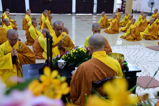 The Monastic Confession 2021 at Hoang Phap Pagoda