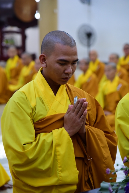 The Monastic Confession 2021 at Hoang Phap Pagoda