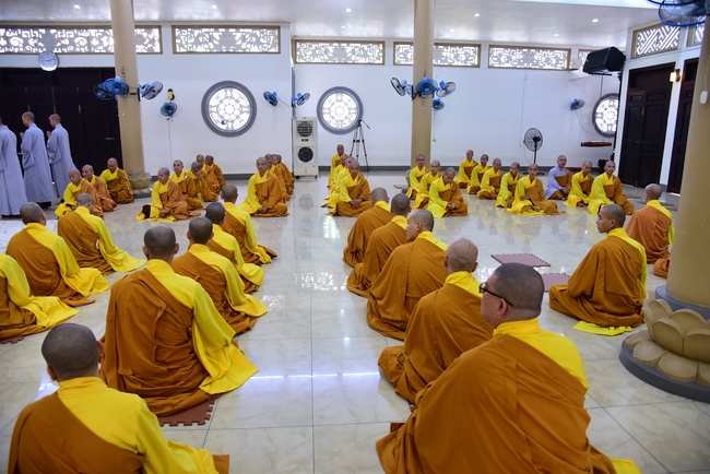 The Monastic Confession 2021 at Hoang Phap Pagoda