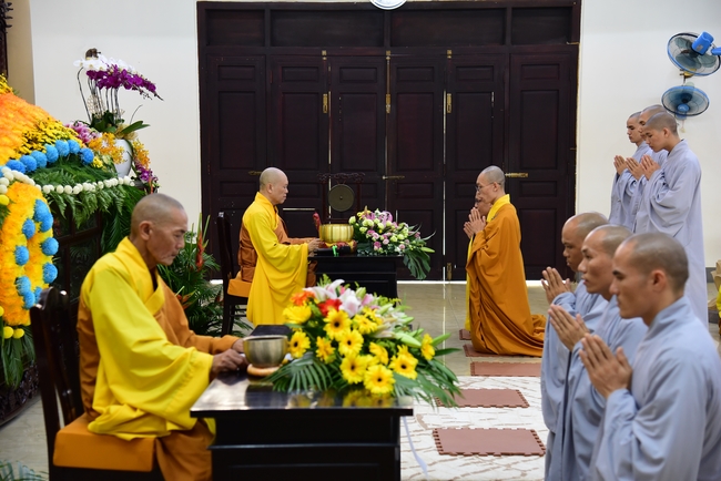 The Monastic Confession 2021 at Hoang Phap Pagoda