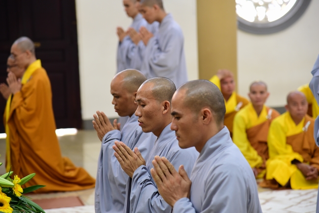 The Monastic Confession 2021 at Hoang Phap Pagoda
