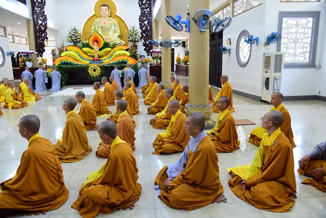 The Monastic Confession 2021 at Hoang Phap Pagoda