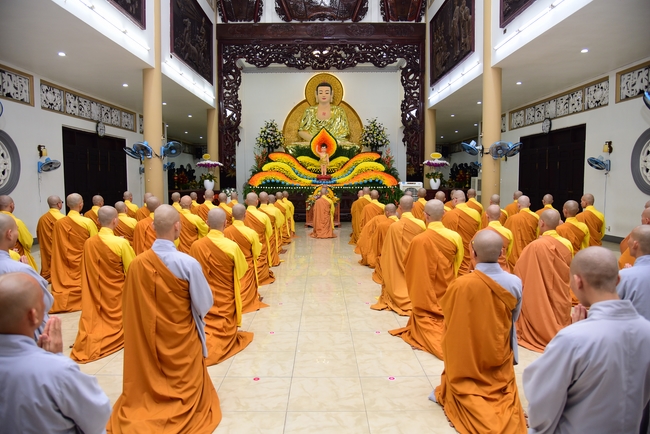 The Monastic Confession 2021 at Hoang Phap Pagoda