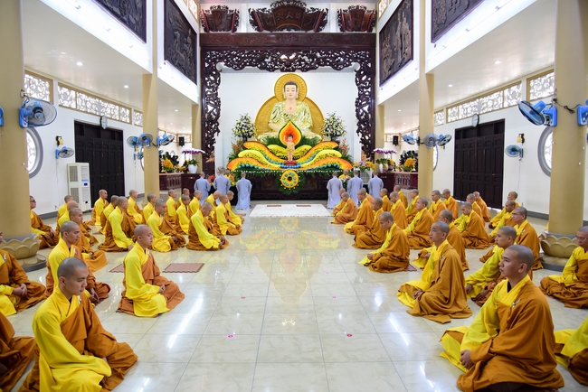 The Monastic Confession 2021 at Hoang Phap Pagoda