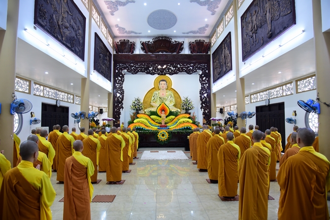 The Monastic Confession 2021 at Hoang Phap Pagoda