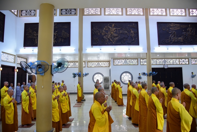 The Monastic Confession 2021 at Hoang Phap Pagoda