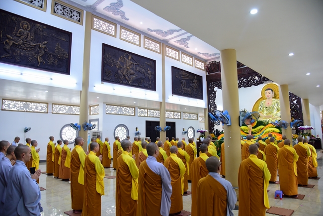 The Monastic Confession 2021 at Hoang Phap Pagoda