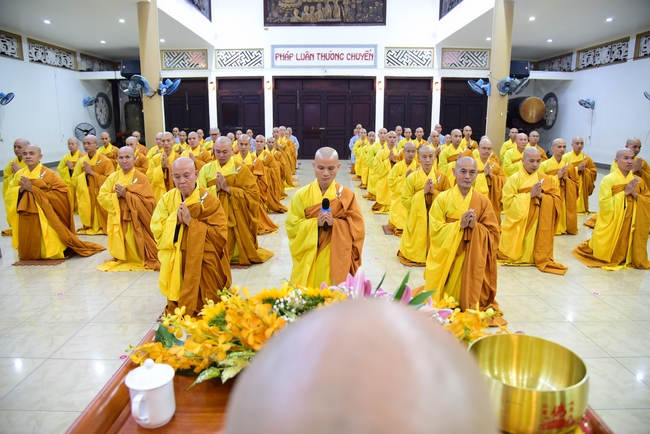 The Monastic Confession 2021 at Hoang Phap Pagoda