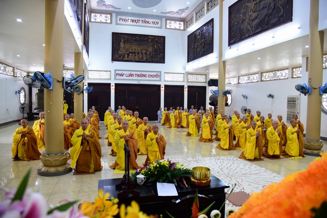 The Monastic Confession 2021 at Hoang Phap Pagoda
