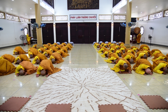 The Monastic Confession 2021 at Hoang Phap Pagoda