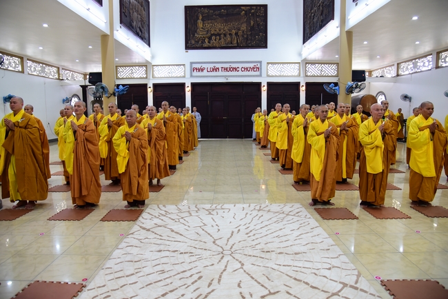 The Monastic Confession 2021 at Hoang Phap Pagoda