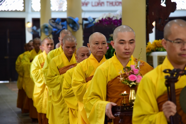The Monastic Confession 2021 at Hoang Phap Pagoda