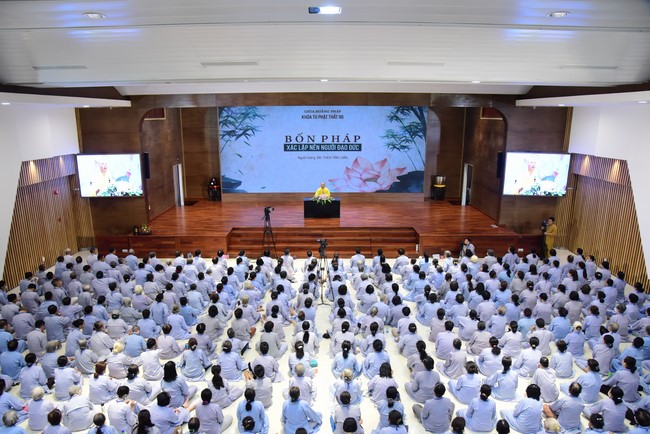 Dharma Talk “Four Dharma forming moral people” – The 96th Seven-Day Retreat