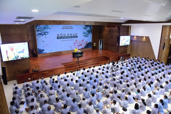 Dharma Talk “Four Dharma forming moral people” – The 96th Seven-Day Retreat