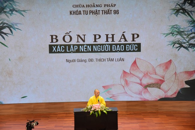 Dharma Talk “Four Dharma forming moral people” – The 96th Seven-Day Retreat